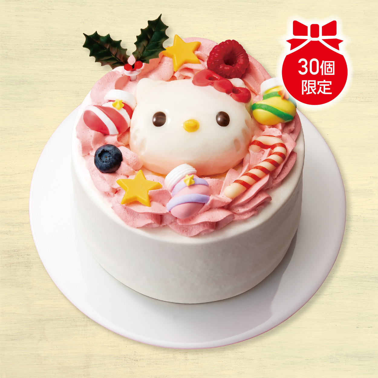 【クリスマス】ハローキティのクリスマスケーキ　【M0034】 商品サムネイル